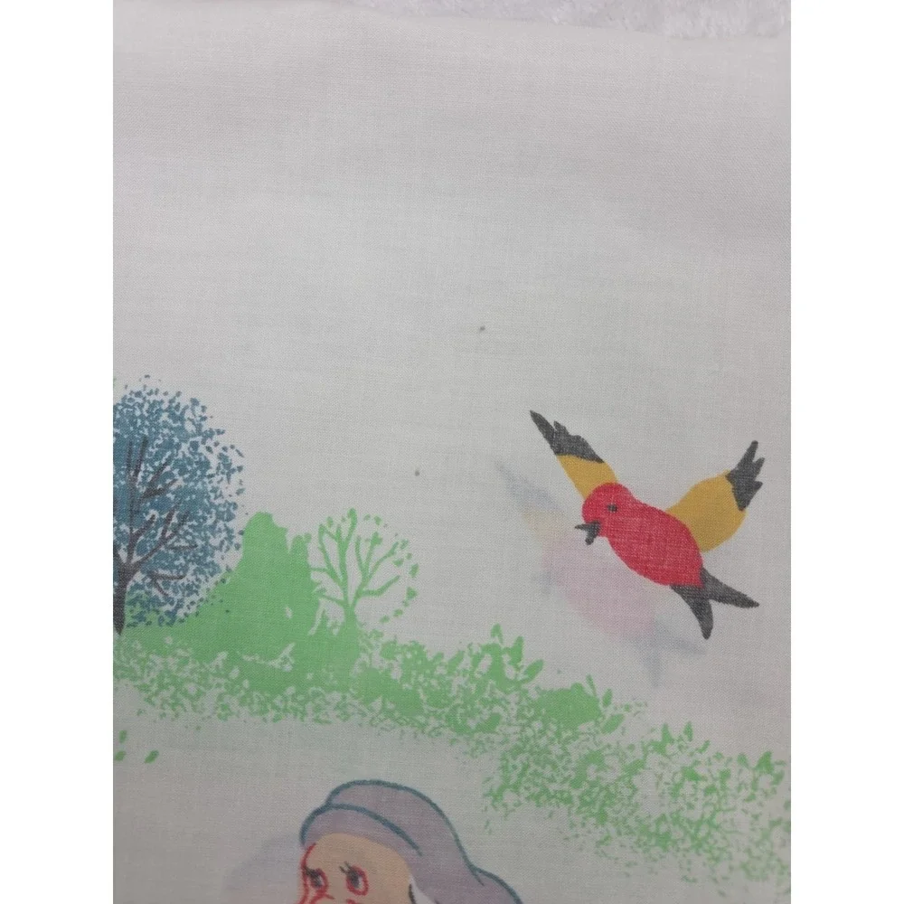 Vtg 1967 Disney Prod Wamsutta Ultracale Snow White Dwarves Standard Pillowcase